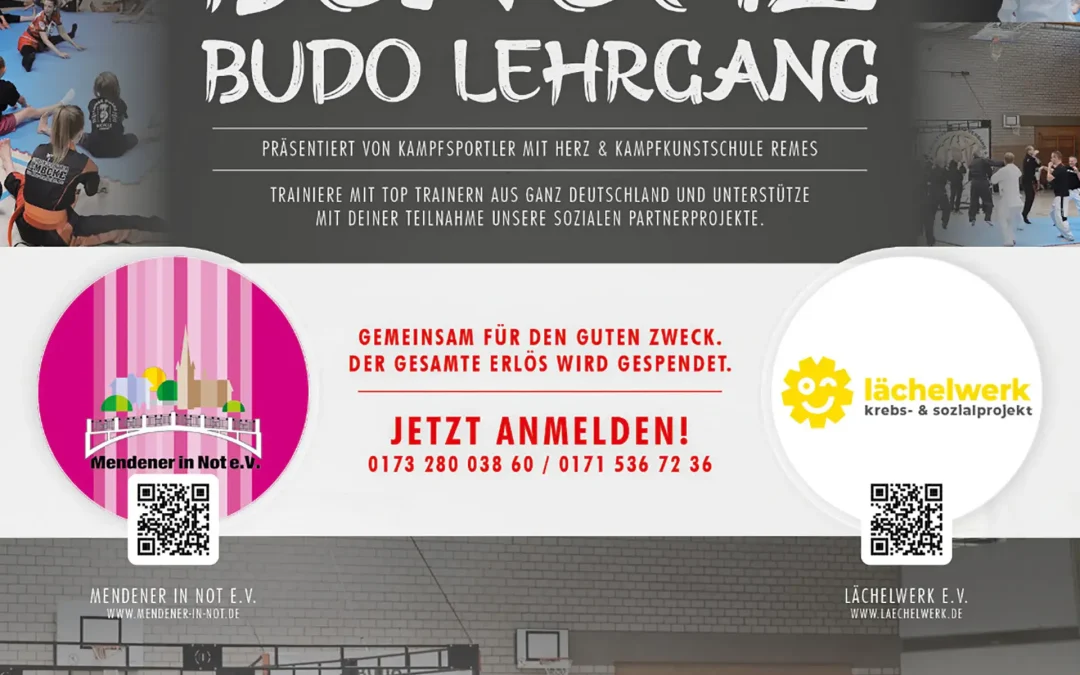 Benefiz Budo Lehrgang am 30. November 2024