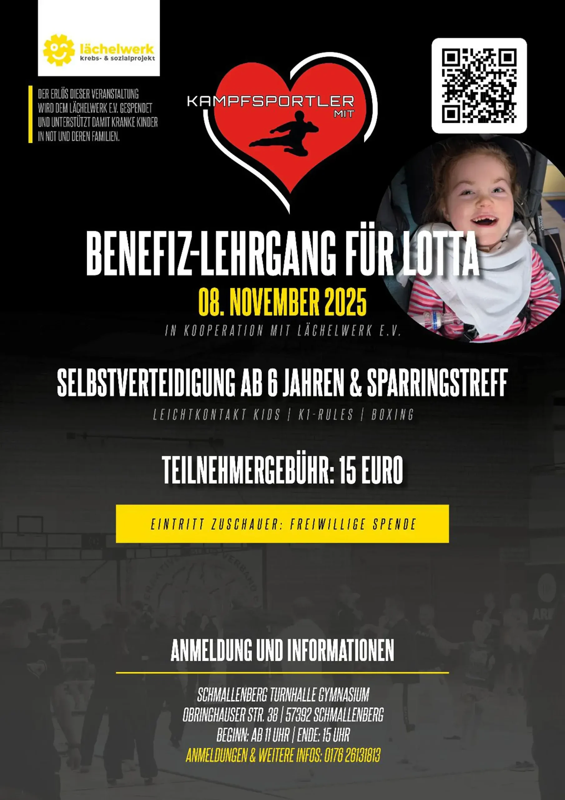 Benefiz Lehrgang des IBV für Lotta am 8 November 2025 Benefiz Lehrgang des IBV für Lotta am 8 November 2025