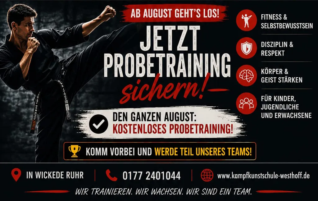 Probetraining ab August 2026